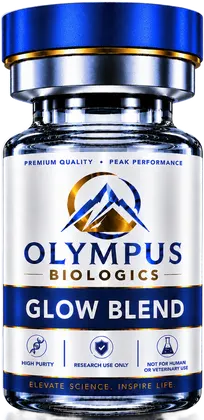 Olympus Biologics · vial · glow blend